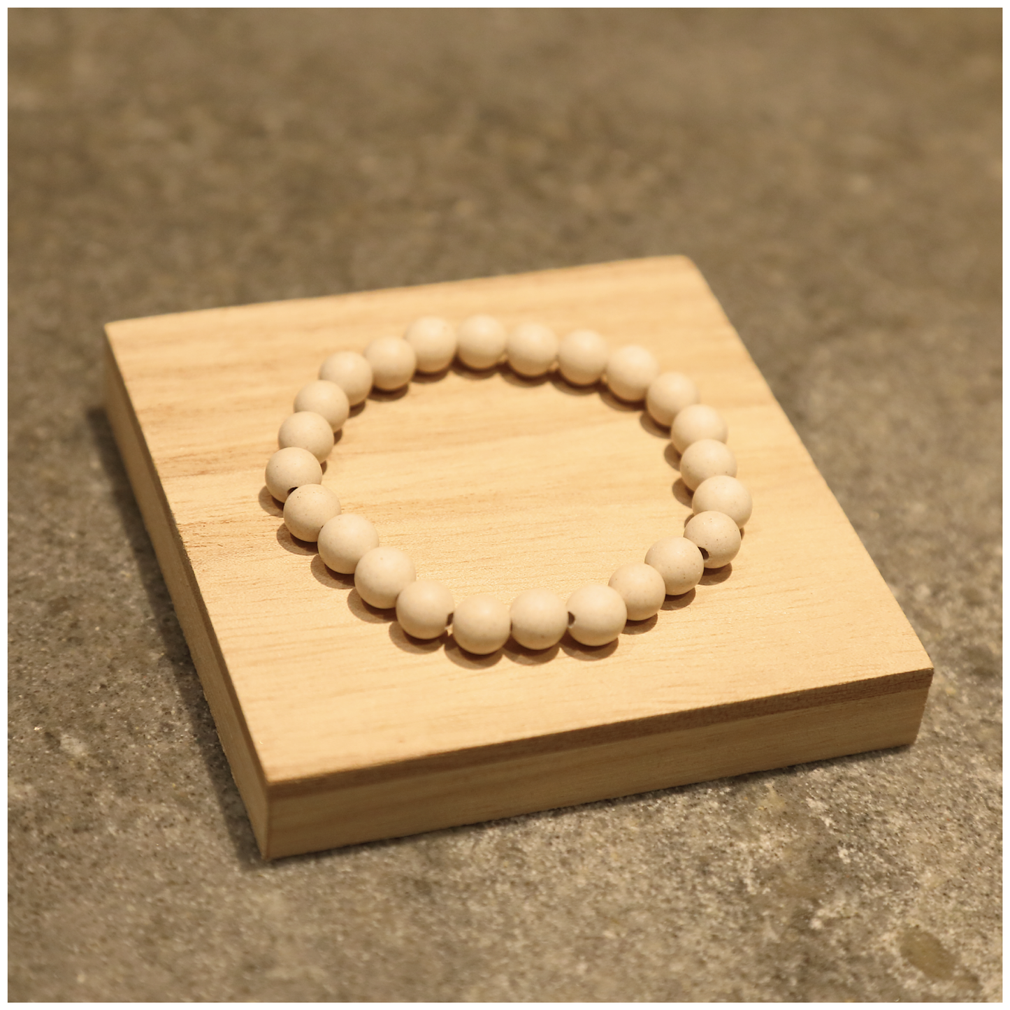 玉川温泉 日本産 北投石 ブレスレット 1玉10mm