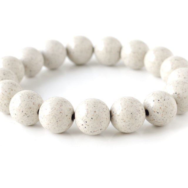 台湾産 北投石 ブレスレット 1玉12mm