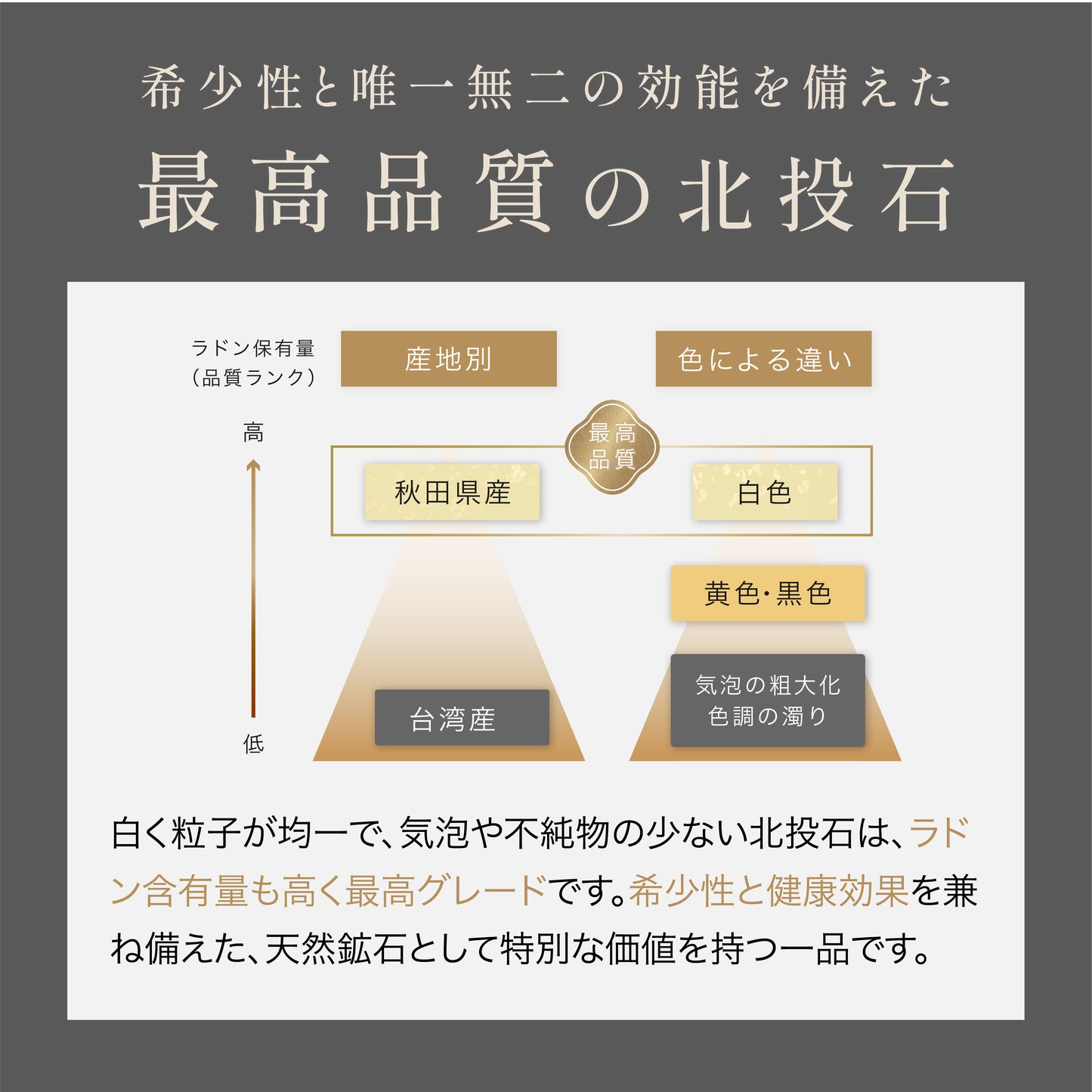 玉川温泉 日本産 北投石ブレスレット 1玉8mm