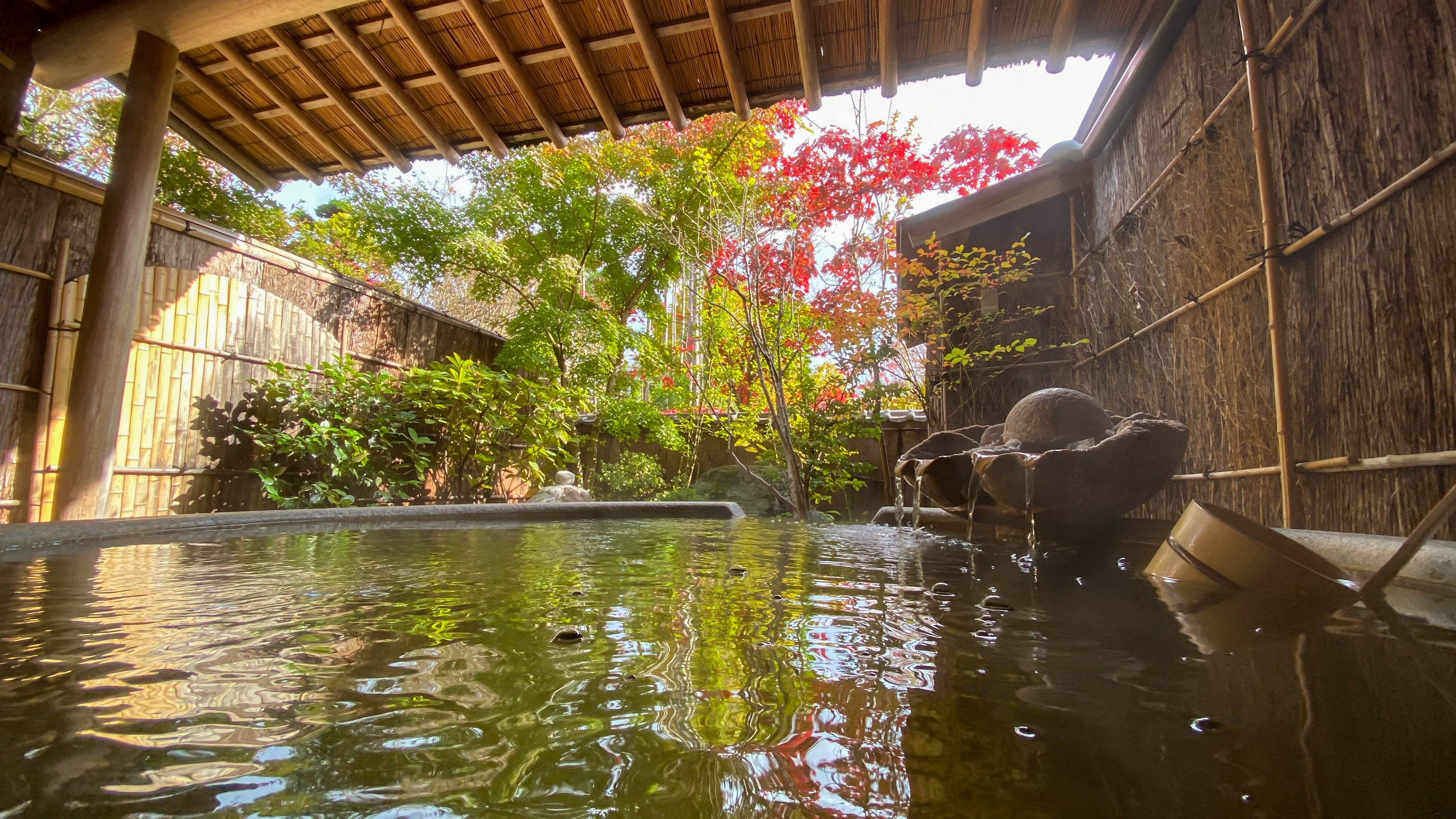 玉川温泉の露天風呂